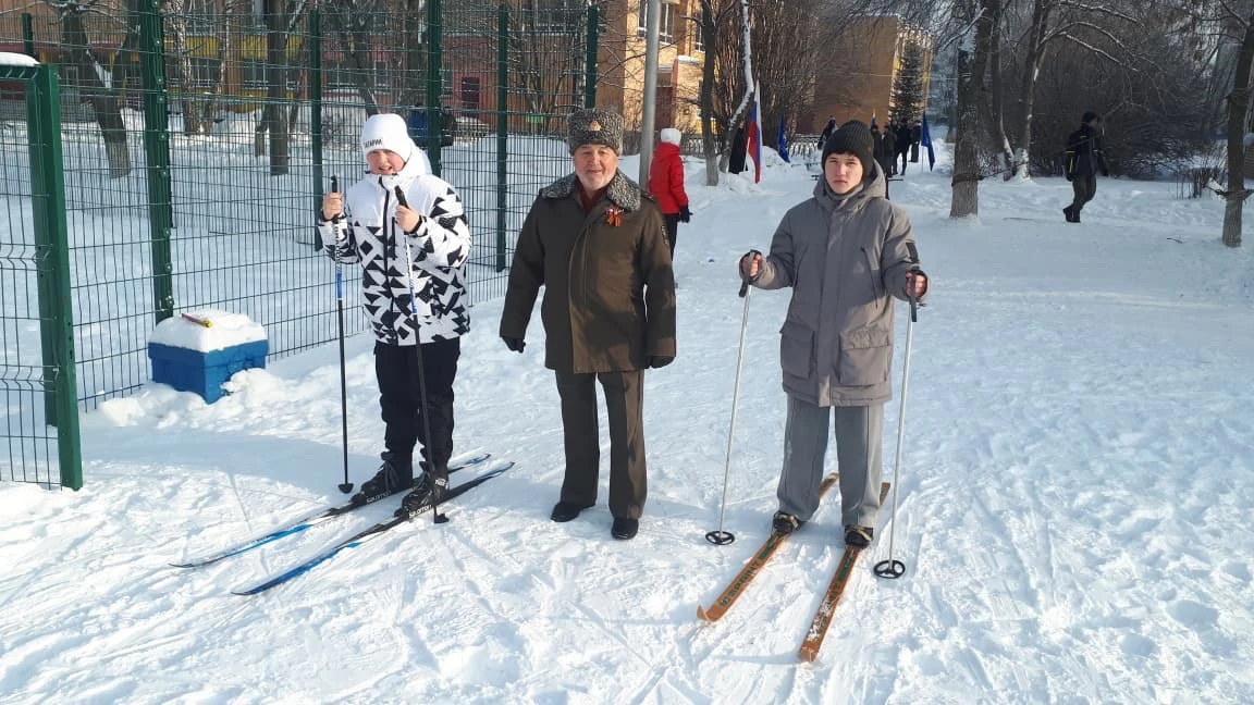 Открытие оборонно-спортивного месячника